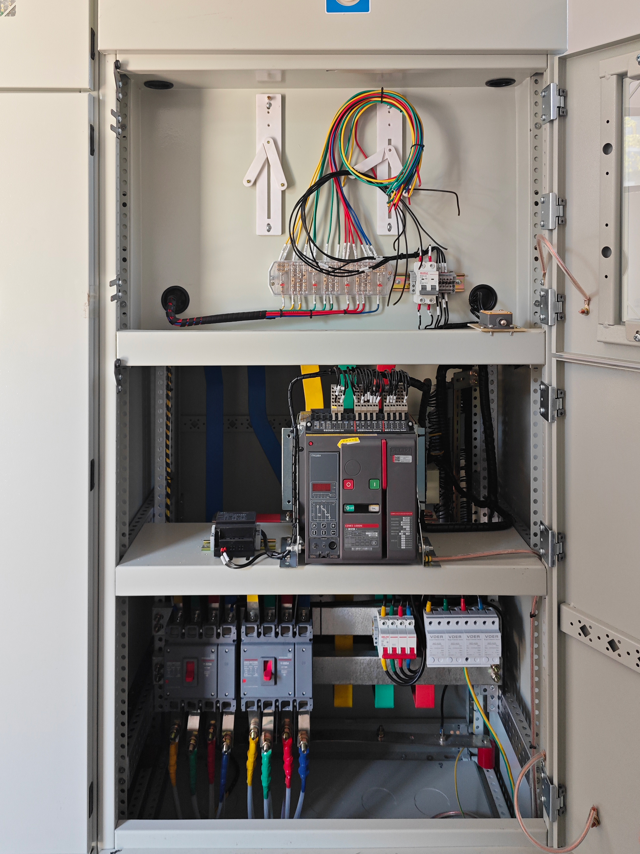 Grid connection cabinet detail